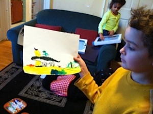 Jonah describes a scene for a show set in the Triassic period.